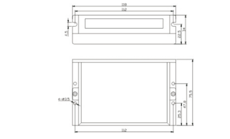 二相步進電機驅(qū)動器安裝尺寸
